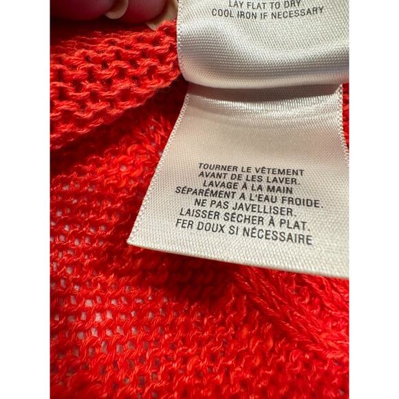 Elegant Coral Cable Knit Sweater - Picture 6 of 10